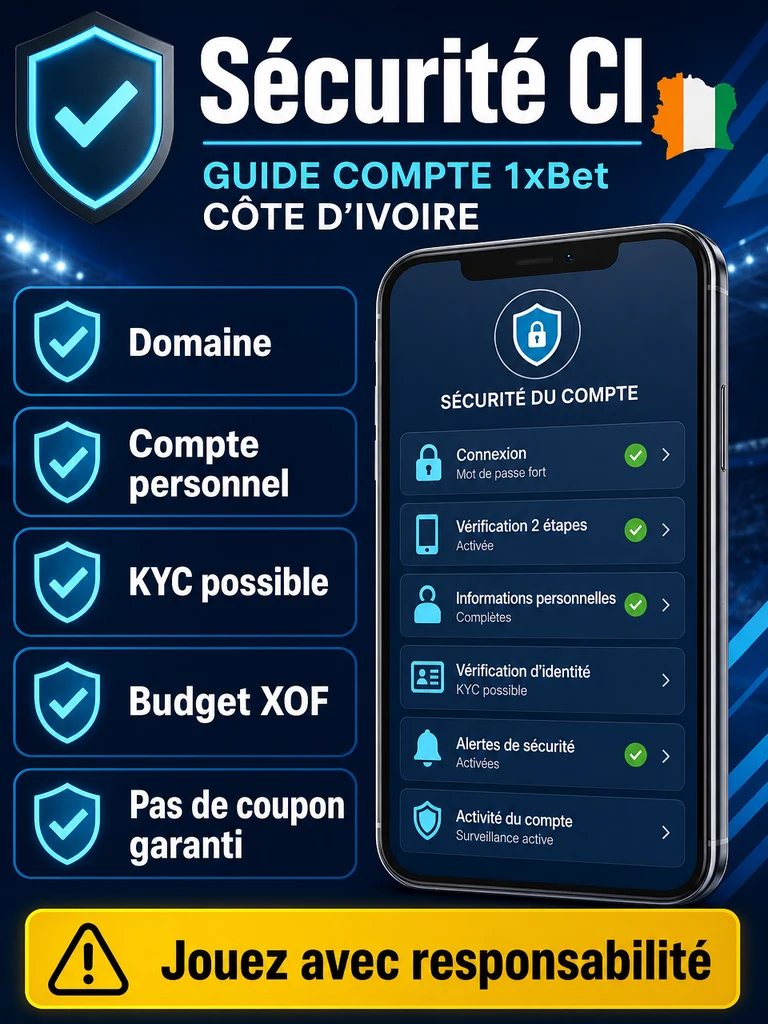 Vérifier coupon 1xBet Côte d’Ivoire: guide rapide